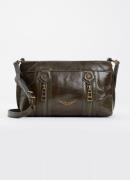 Zadig&Voltaire Sunny Mood crossbodytas van leer met structuur