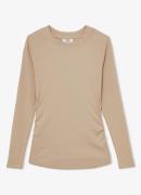 Reiss Tessa T-shirt met plooidetail