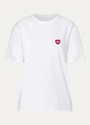 Carhartt WIP Heart II Hartt T-shirt met logo- en backprint