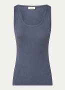 Modström Igor tanktop met ribstructuur
