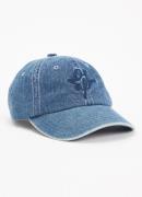 OLAF Pet van denim met logo