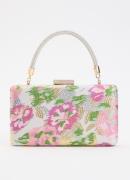 Dune London Beaut clutch met jacquard dessin en afneembare schouderrie...