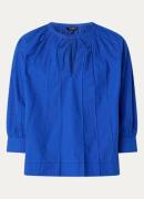 Claudia Sträter Crop top met strikkraag