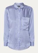 Rails Blouse van zijde met streepprint
