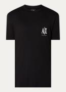 Armani T-shirt met logoborduring