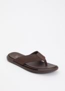 Dune London Inside slipper van leer