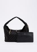 Dune London Deliberate schoudertas met gevlochten detail en uitneembaa...