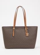 Michael Kors Quinn schoudertas met verstelbare schouderriem en logopri...