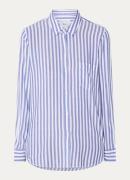 Rails Wren blouse met streepprint en borstzak