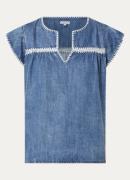 Rails Tafia tuniek in lyocellblend met borduring