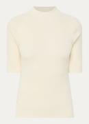 JOSH V Ollie fijngbebreide top in wolblend