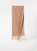 Barts Fyone sjaal met franjes 180 x 40 cm