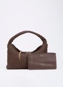 Dune London Deliberate schoudertas met gevlochten detail en uitneembar...