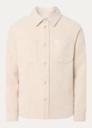 Les Deux Lennon regular fit overshirt in wolblend met borstzakken