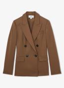 Reiss SOLENE Wool-Blend Double-Breasted Suit Blazer