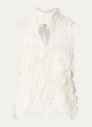 Bruuns Bazaar Fraxinus top met franjes