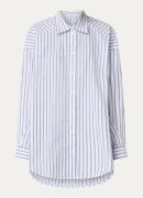 Sandro Blouse met strass en streepprint