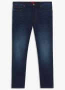 HUGO 634 slim fit jeans met donkere wassing