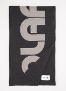 OLAF Sjaal in wolblend met logo