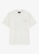 Marc O'Polo T-shirt met logo- en backprint