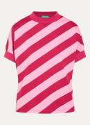 Benetton T-shirt met streepprint en lurex