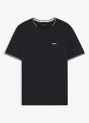 BOSS Taul T-shirt met logo en stretch