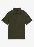 Reiss Winston regular fit polo met halve rits