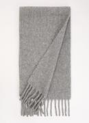 AMI Paris Sjaal in alpaca wolblend 260 x 35 cm