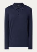 Strellson Edgar regular fit polo met microdessin