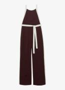 Reiss Salma jumpsuit met strikceintuur