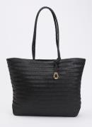 Dune London Daxon shopper van leer