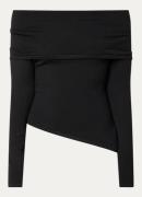Refined Department Stefania asymmetrische off shoulder top