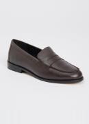 Dune London Ginelli loafer van leer