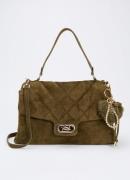 Dune London Regency handtas van leer met afneembare schouderriem