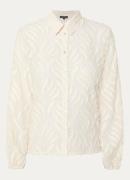 Claudia Sträter Semi-transparante blouse met structuur