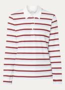 Modström Hellen polo van katoen met streepprint
