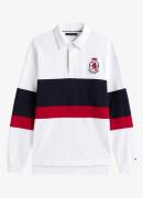 Tommy Hilfiger Relaxed fit polo met streepprint en logo