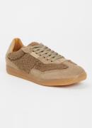 Steve Madden Emporia sneaker van suède met teddy details