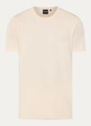 Lyle & Scott Superfine T-shirt met logoborduring