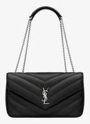 Saint Laurent Loulou Medium schoudertas van quilted lamsleer