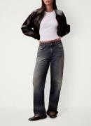 Calvin Klein Longsleeve top met logo en ronde hals