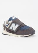 New Balance 574 sneaker met suède details