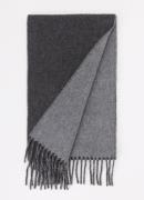 Ralph Lauren Classic Reversible sjaal in wolblend 168 x 25 cm
