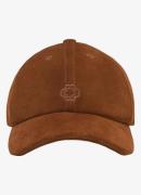 Maje Pet van suède met logoborduring