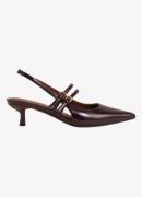 Reiss Isla slingback van leer