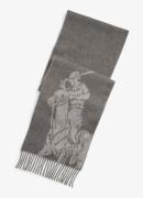 Ralph Lauren Sjaal in wolblend met logo 178 x 30 cm