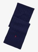 Ralph Lauren Kabelgebreide sjaal in wolblend 205 x 30 cm