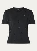 NIKKIE N Embellishment T-shirt met imitatieparels en strass