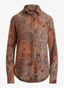 Ralph Lauren Classic fit blouse met paisley print