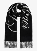 Tommy Hilfiger Fijngebreide sjaal van wol met logo